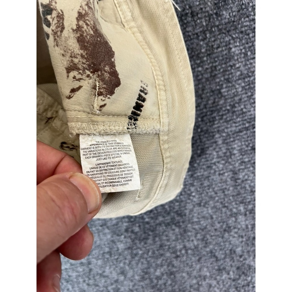 Gramicci Mens Beige Outdoor Casual Straight Leg Cargo Pants Cotton Size 38 - Picture 6 of 12